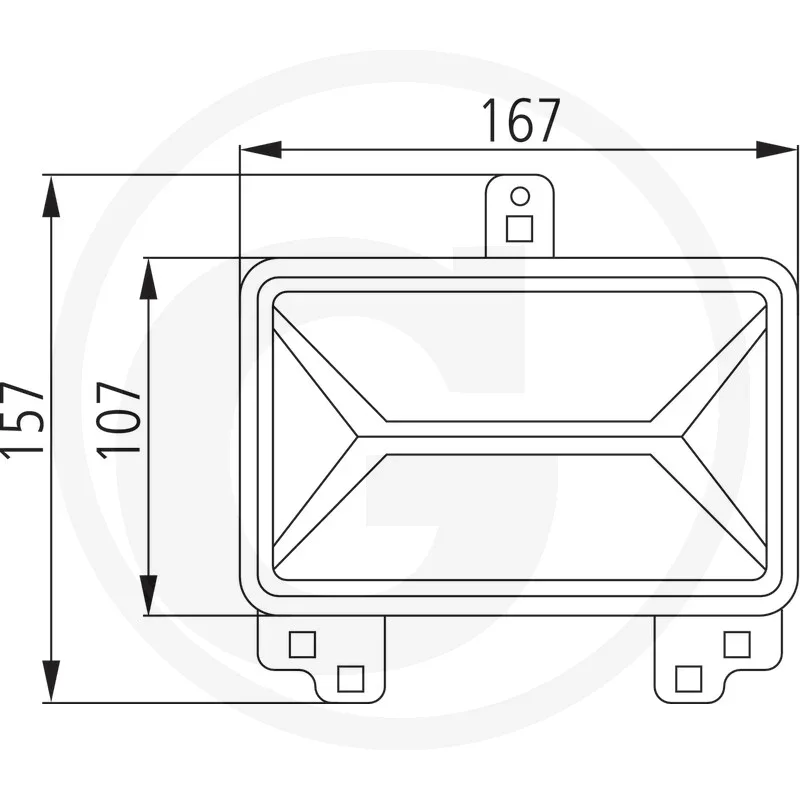 Fahrscheinwerfer LED links / rechts für StVZO zugelassen - passend zu Steyr, Valtra