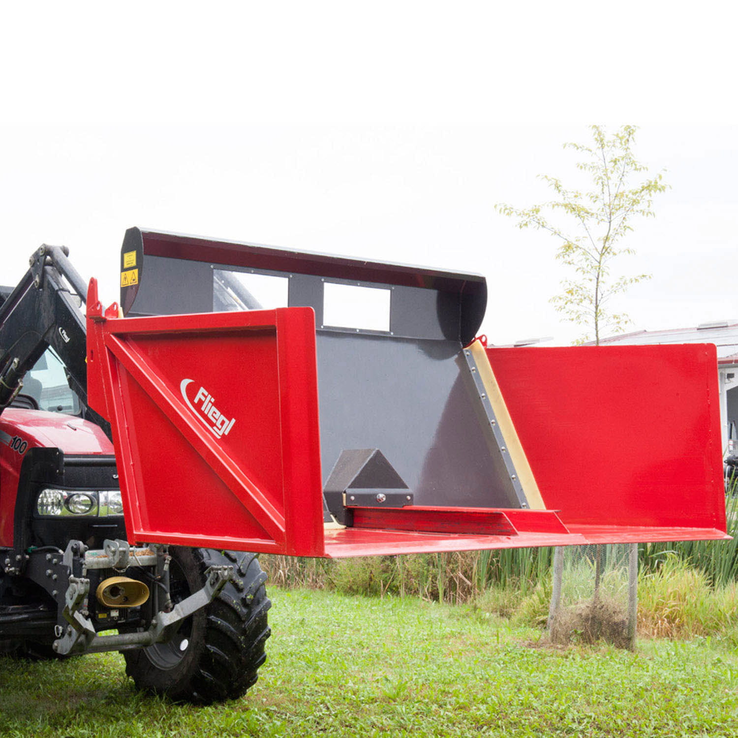 Fliegl push-off bucket 1500 mm | 1.6 m³ | Hydraulic | Euro standard & three-point linkage