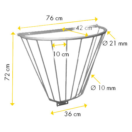 Patura Wandraufe Halbrund