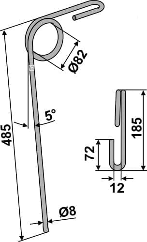BL29116 Striegelzinken - passend zu Fiona