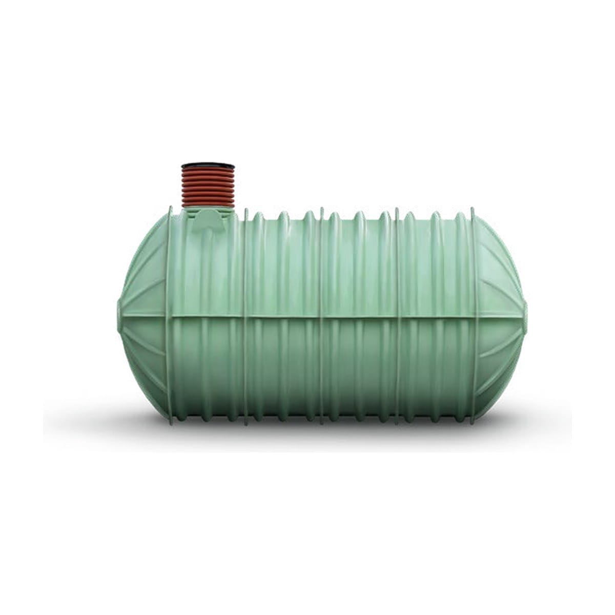 Tank, Wasserspeicher, Grüner Tank, Horizontaler Tank, Einlass-Auslass