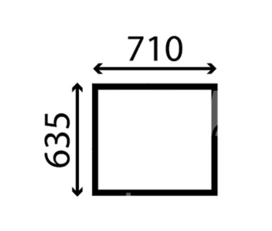 Rear window - suitable for Volvo ECR28, ECR38