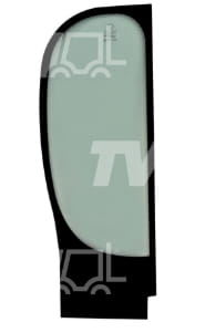 Seitenscheibe - passend zu Weidemann 1350 CX45, 1370 CX50 , 1380, 1880