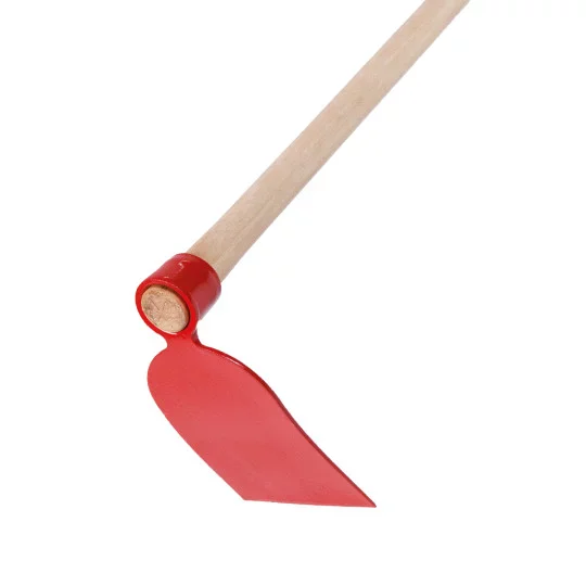 Houe ronde en acier forgé – 16 cm de diamètre avec un manche en bois de 110 cm
