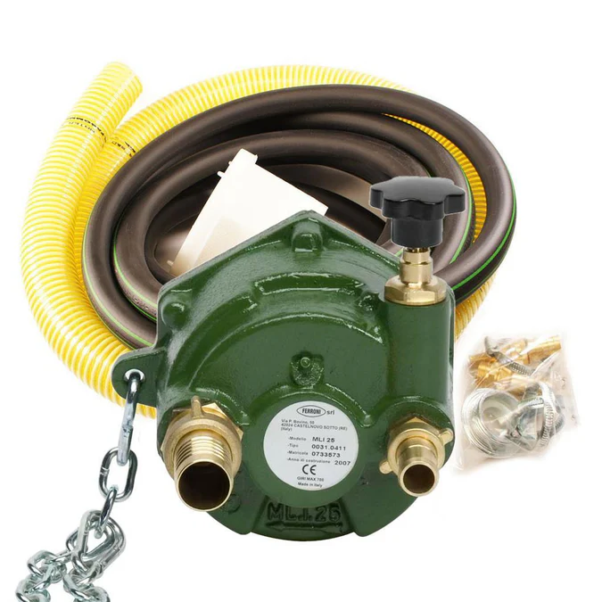 Zapfwellenpumpe 70–180 l/min Ferroni – Hochdruck Wasserpumpe 25 bar inkl. Zubehör Kit