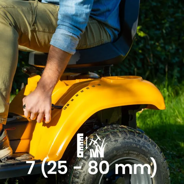 STIGA Akku-Rasentraktor Tornado 398e – 98 cm – 56V – Seitenauswurf – inkl. Ladegerät – ohne Akku