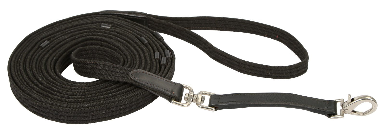 Kerbl lunge line with leather straps - length 8m