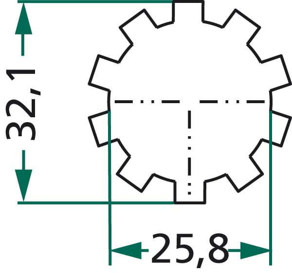 Mitnehmerscheibe 225 Z