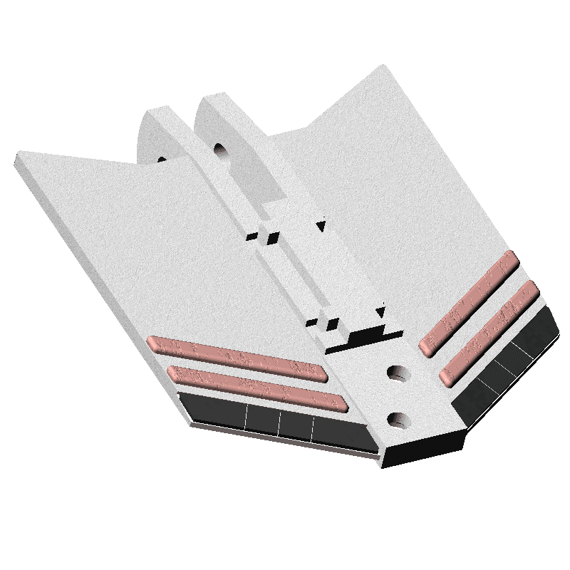 BL41372 FLÜGELSCHAR passend für KUHN CULTISOIL K1800290 - 280MM