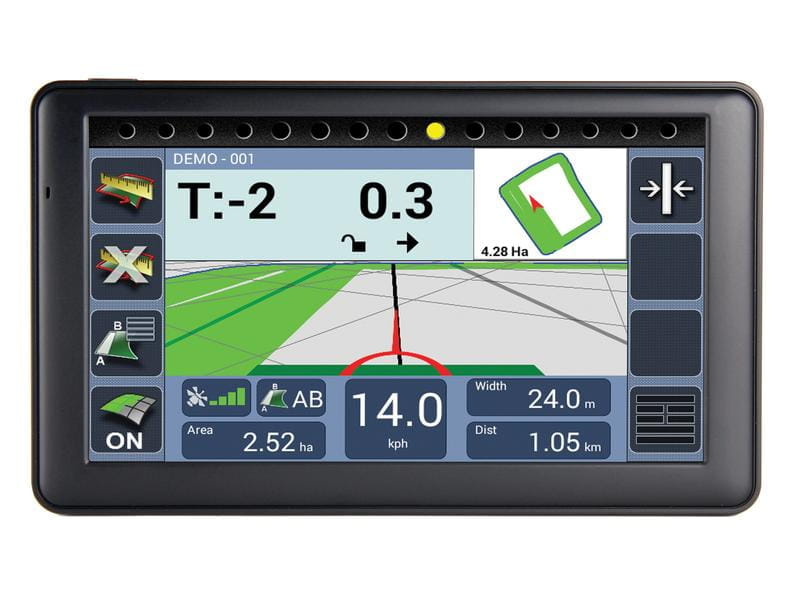 Patchwork Ersatz-7-Zoll-Anzeige mit installierter Air-Software