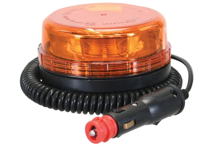 LED Rundumleuchte (Gelb), Interferenz: Klasse 3, magnetisch, 12-24V