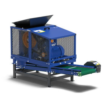 Backenbrecher mit Förderband – Elektromotor 7,5 kW | Industrieller Zerkleinerer