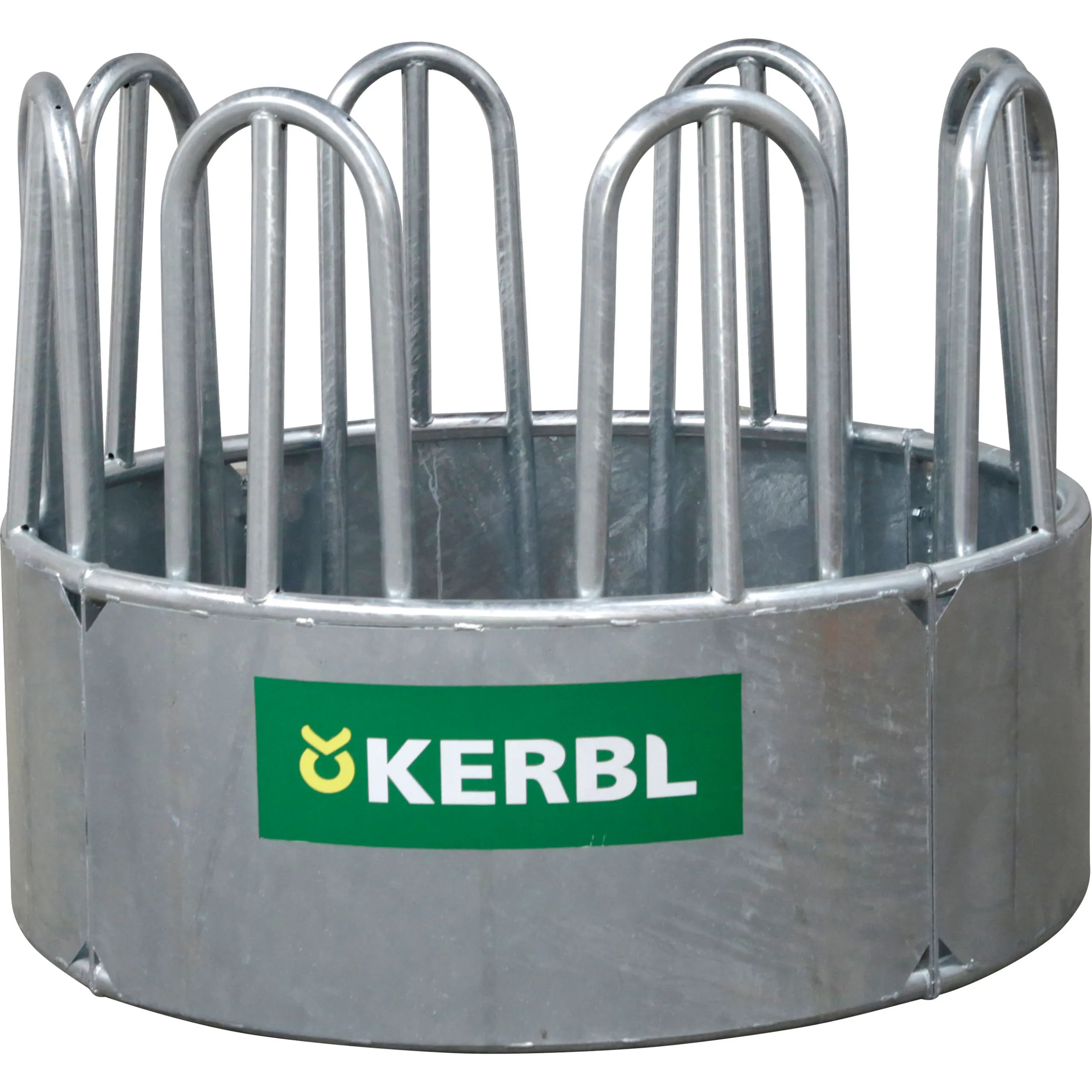 Rundraufe mit 8 Fressplätzen – Palisadenfressgitter Heuraufe für Pferde & Rinder