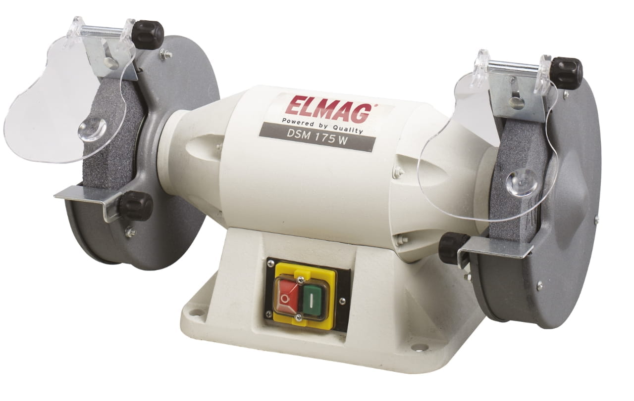 Elmag double grinding machine discs - 175mm / 175mm - 230V