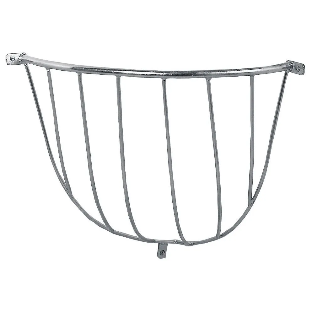 Eck-Heuraufe verzinkt zur Wandmontage – platzsparende Futterraufe für Pferde & Stall