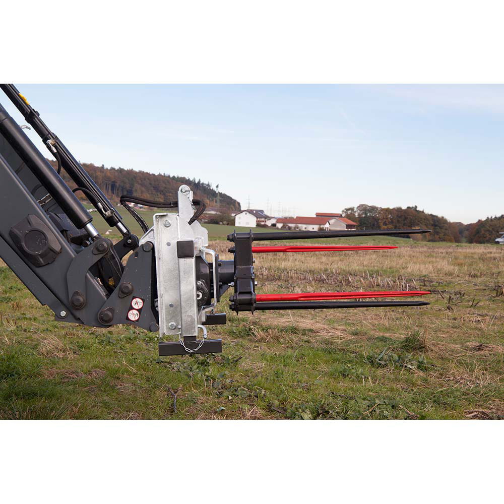 Fliegl Rundballenabwickler & Transportgerät 4.0 – 2 Zinken mit Euro- & Dreipunktaufnahme