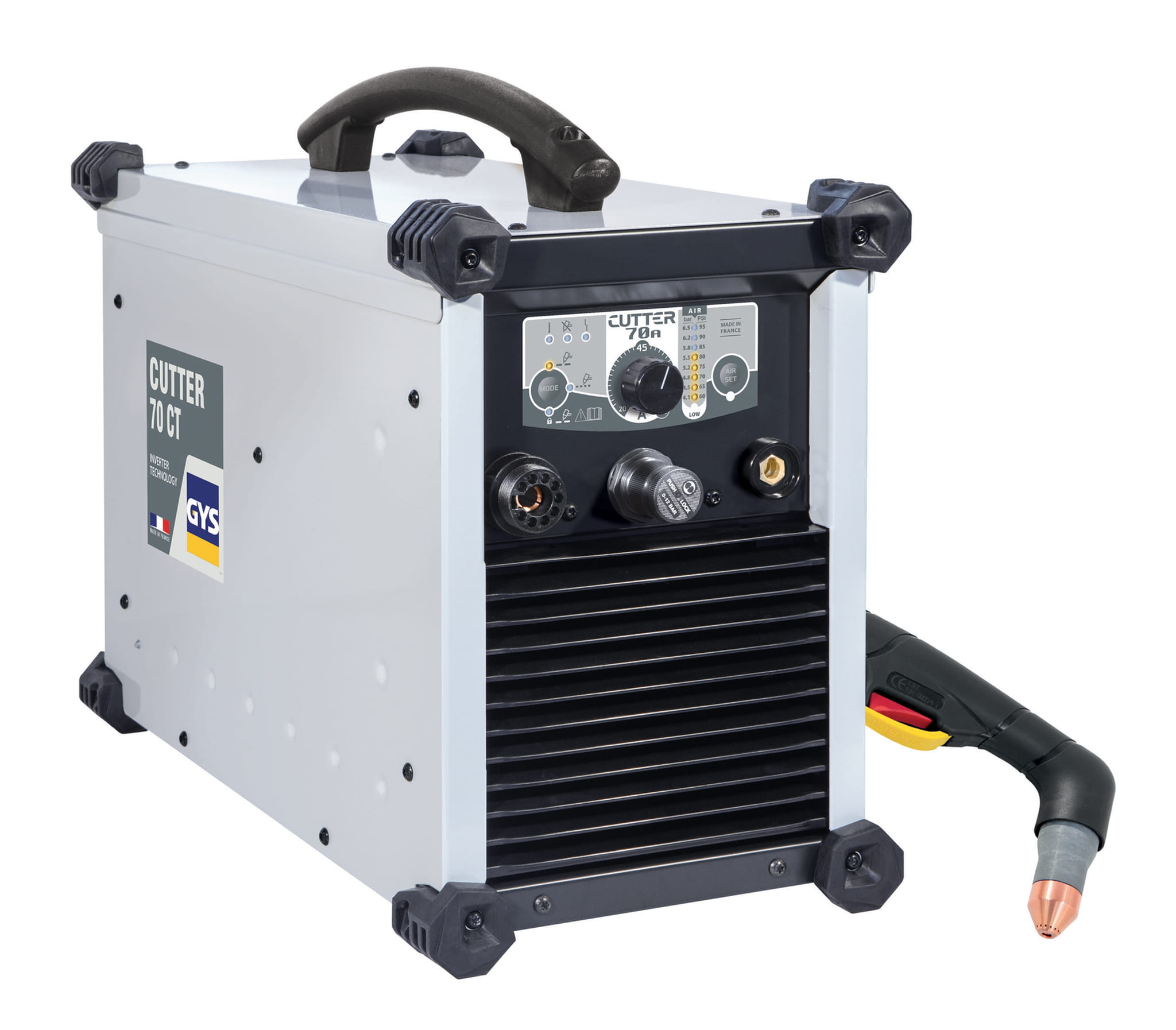 GYS Plasma Cutter 70A CT - incl. 6m long welding torch MT70 and 4m long ground cable