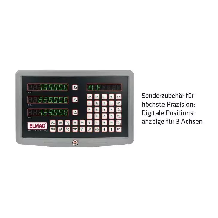 ELMAG Universal-Drehmaschine PREMIUM CU 1320 RD - Vario Spitzenweite 4000 mm, inkl. RÖHM-Drehfutter; Spitzenhöhe 625 mm, Drehdurchmesser über Bett 1320 mm