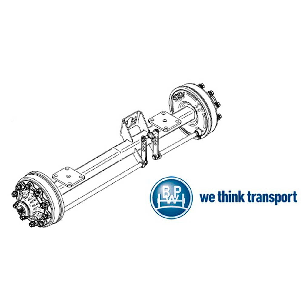 BPW Bremsachse 410x120  - 10-Loch / 2150mm / 11.000kg