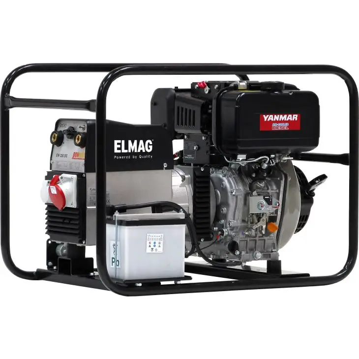 ELMAG Diesel-Schweiß-Stromerzeuger 180A, YANMAR-Motor