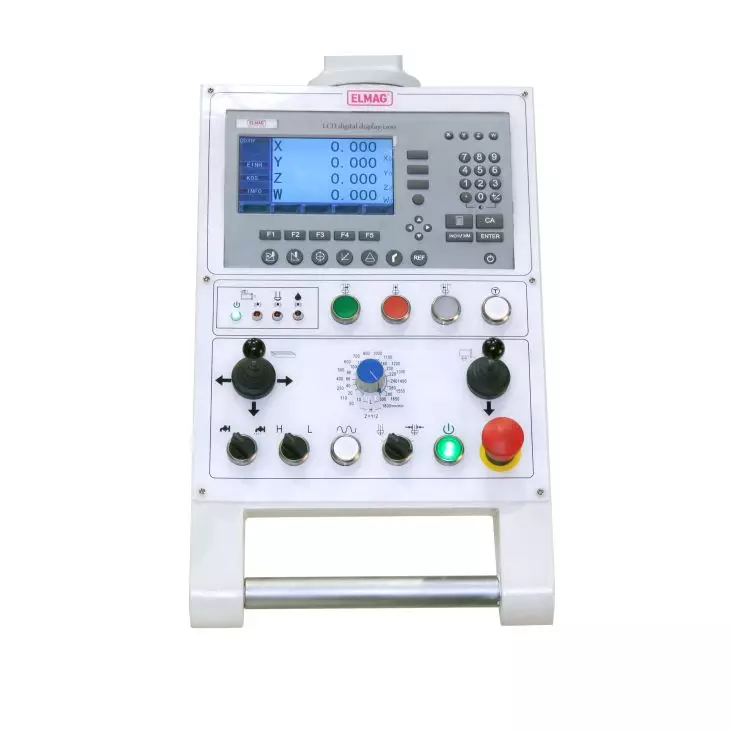 Elmag Universal Fräsmaschine UFM 2100 – 200 mm Fräsleistung, 7.500 W Leistung, Servoantrieb
