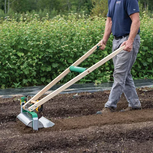 Micro-cultivateur électrique Tilther XT – micro-broyeur professionnel pour une préparation précise du lit de culture