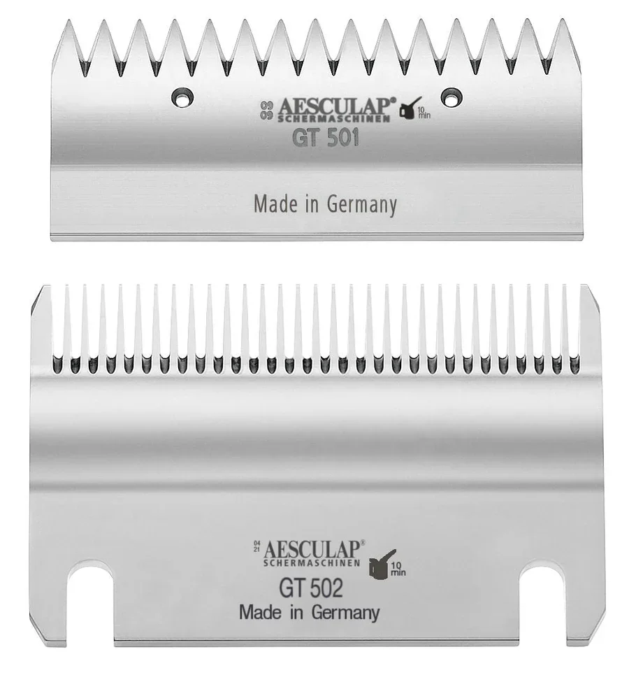 AESCULAP® Schermessersatz "Econom" Ober-/Untermesser 15/31 Zähne, Standardschur, Rinder; Pferde, GT517