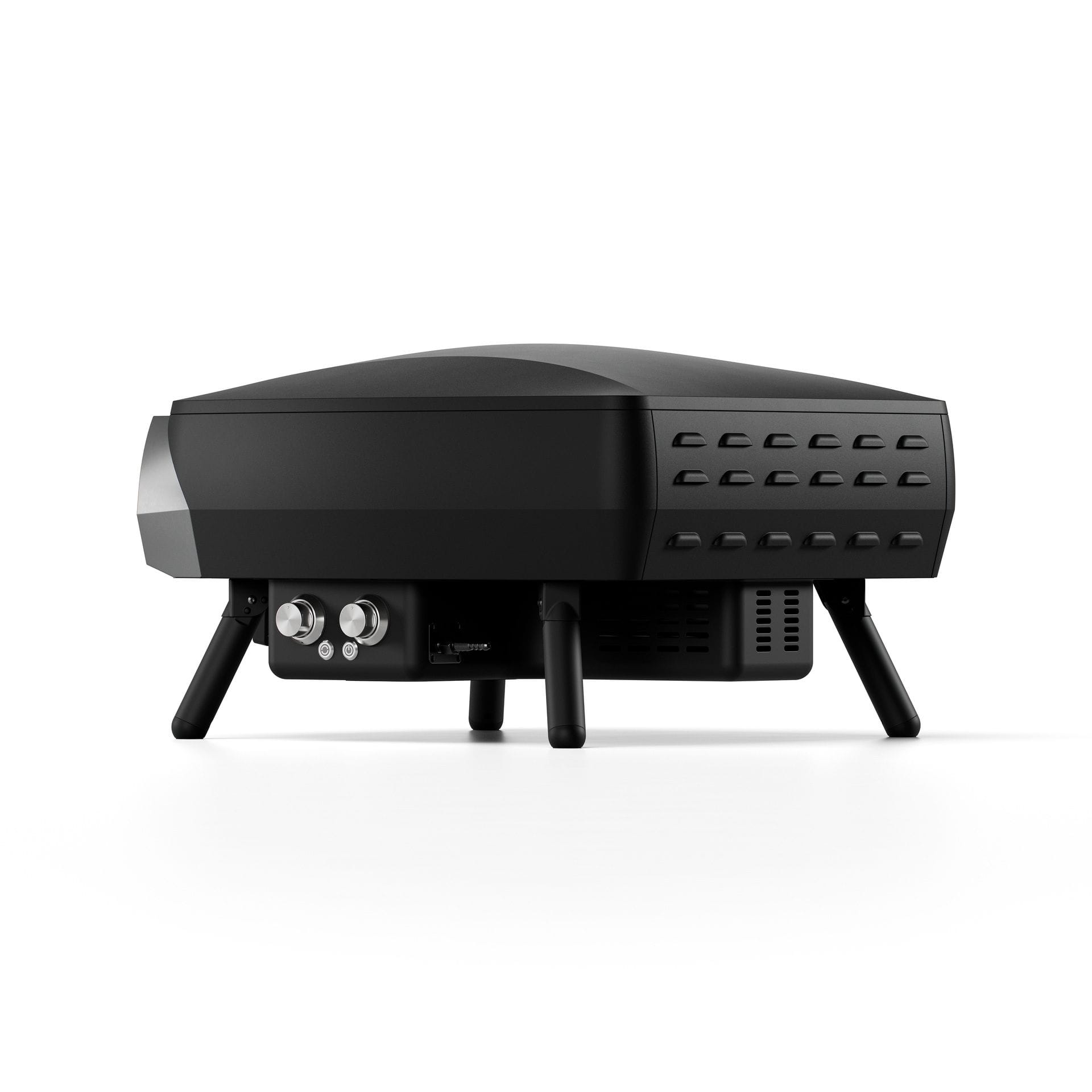 Witt Witt ETNA Rotante 16" Control Gas Pizzaofen – Rotierender Pizzastein & LCD Display | Farbe: schwarz