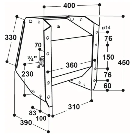 Patura Ventil Trogtränke, Modell 500