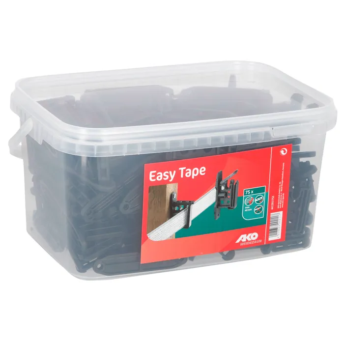 75x AKO Klippisolator EASY-TAPE – patentierter Streckenisolator für Band bis 40 mm & Seil bis 6 mm