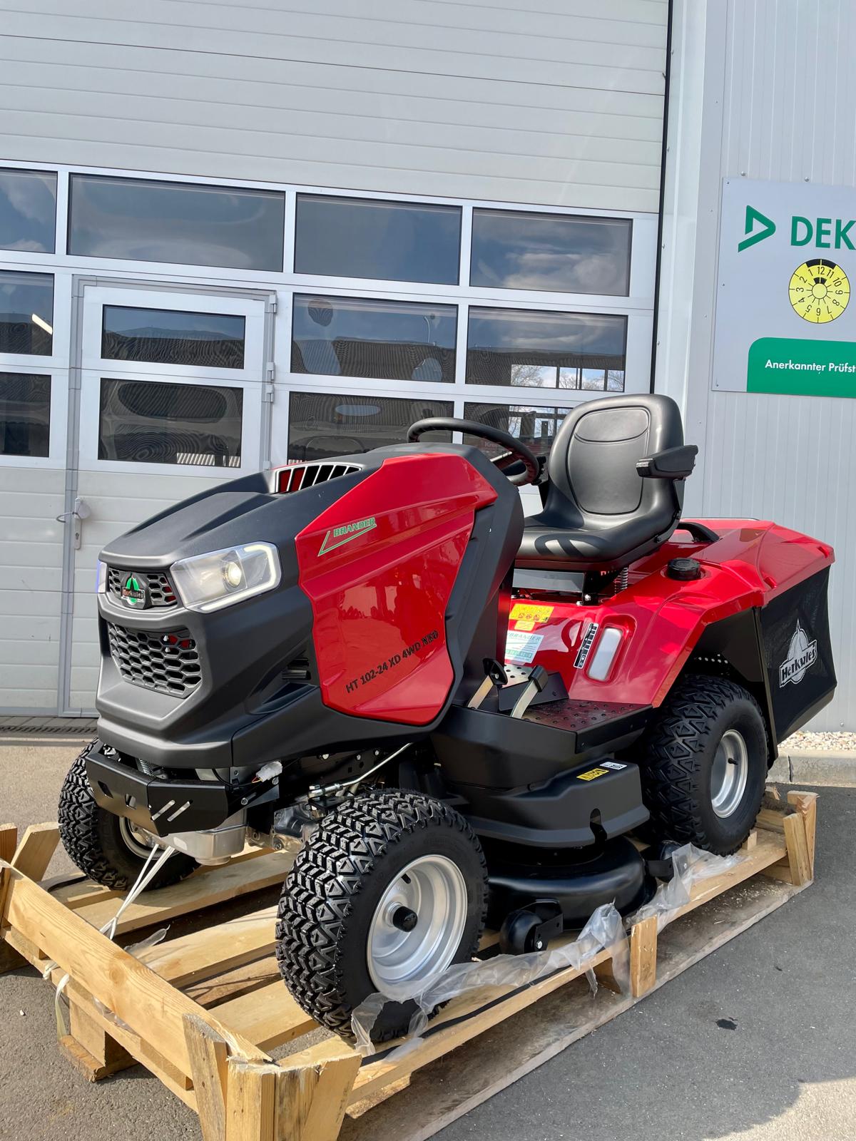Herkules Rasentraktor HT 102-24 XD 4WD NEO – Profi-Allradtraktor mit 102 cm Mähwerk