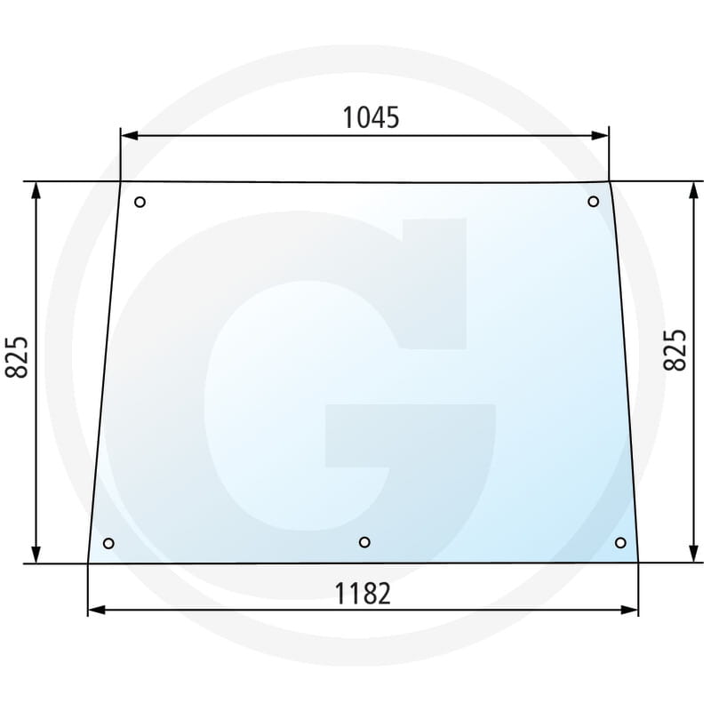 Windscreen - suitable for Massey Ferguson