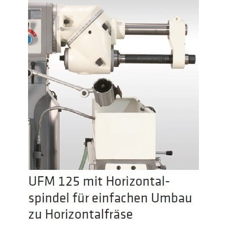 Elmag Universal Milling Machine Model UFM 125 - incl. 3-axis position display