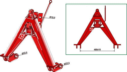665-103 Schlepperdreieck Kat. 0