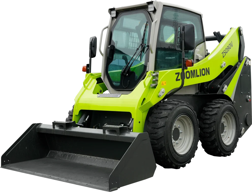 Zoomlion Kompaktlader mit 901kg Nutzlast, EU-Stage-V-Kubota-Motor und vertikalem Hubarm