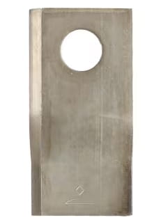 Mähmesser rechts 97x48x4 mm, Bohrung Ø 19 mm - passend zu Kongskilde JF / Stoll