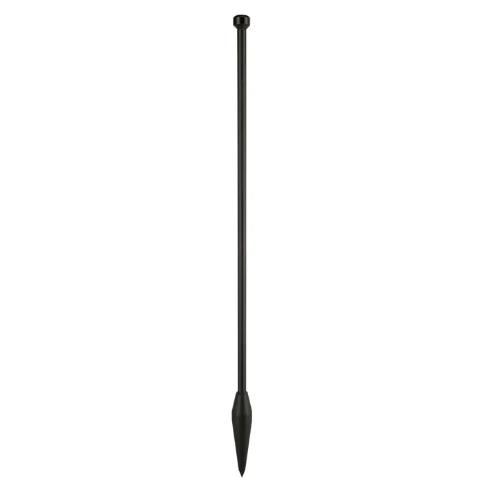 AKO Pflockeisen 130 cm schwarz, 7 kg – Erdlocher aus gehärtetem Federstahl zum Vorstechen für Holzpfähle & Zaunpfosten