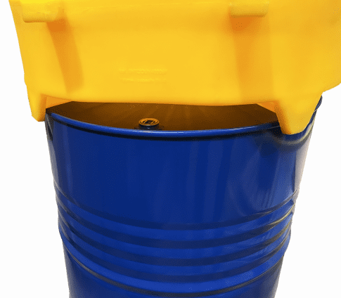 EMP funnel with lid for 220 L drum