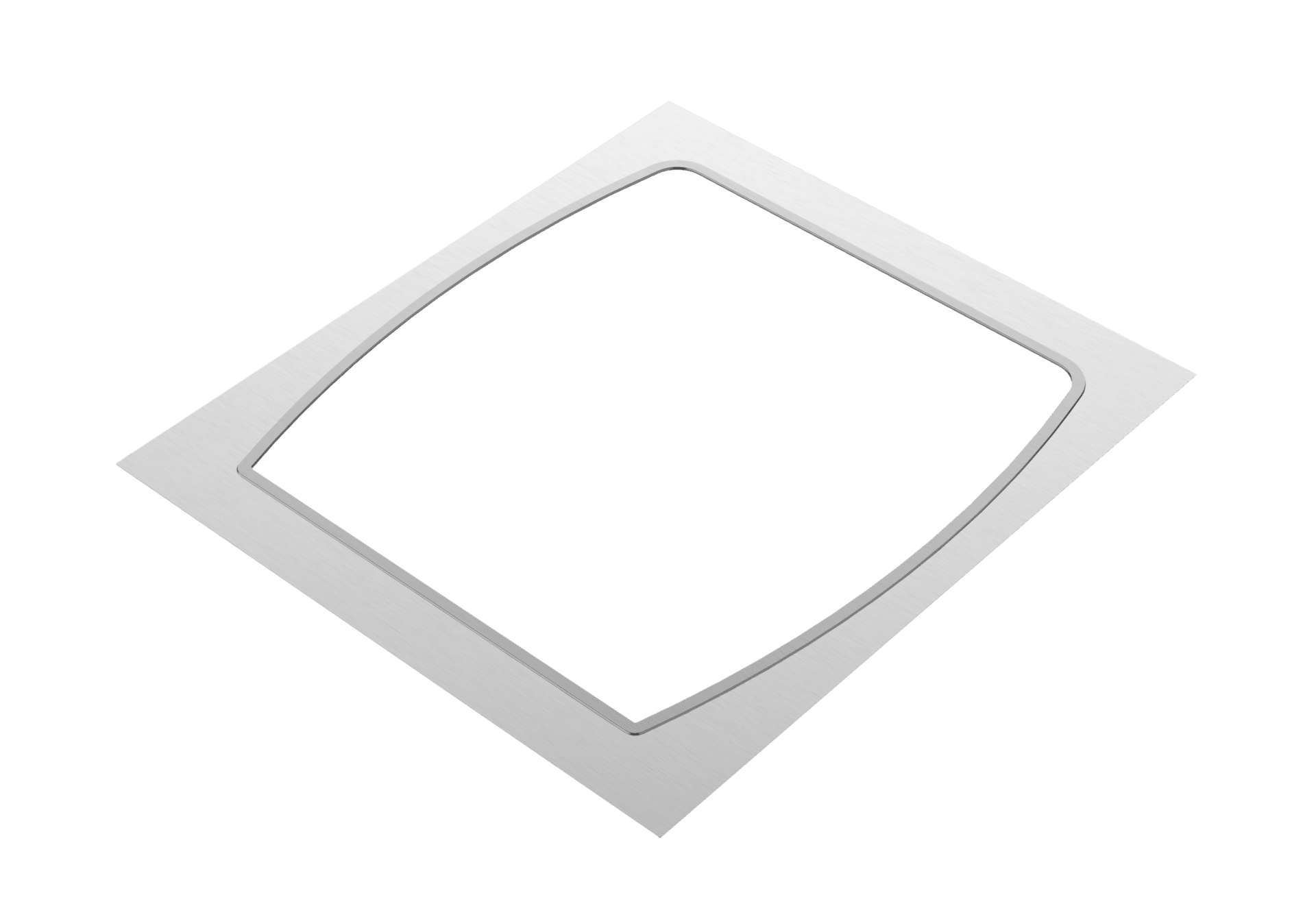 Witt Edelstahl Arbeitsplatte mit 16 Zoll Ausschnitt – für Pizza Trolley / Pizza-Tisch