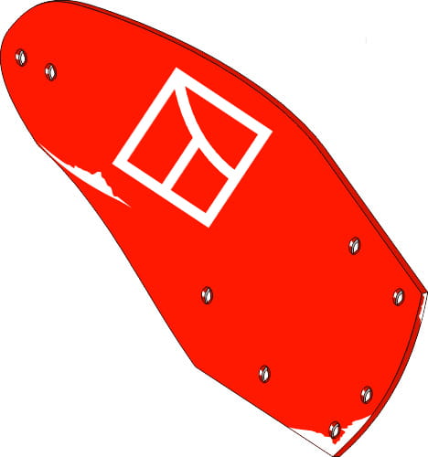 ET43173 Streichblech-Hinterteil R - passend zu Kuhn 612110