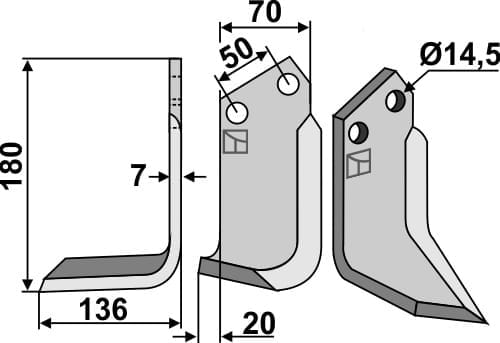 BL4989 Fräsmesser L - passend zu Celli 331527