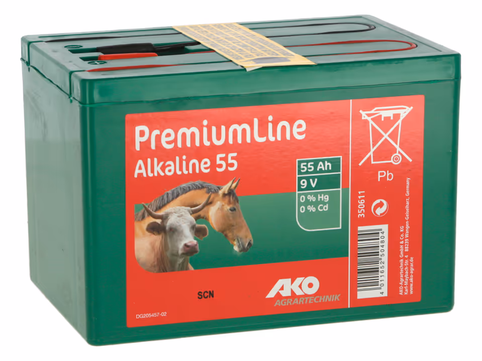 AKO Batterie Alkaline 9 V, 55 Ah