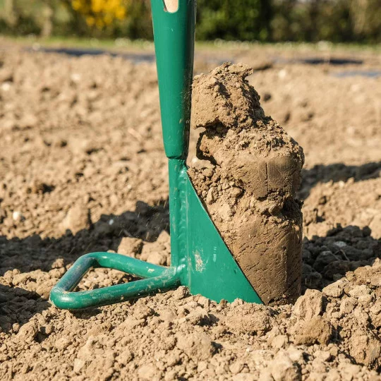 Zwiebelpflanzer 60 mm | Profi-Blumenzwiebelpflanzgerät Edelstahl