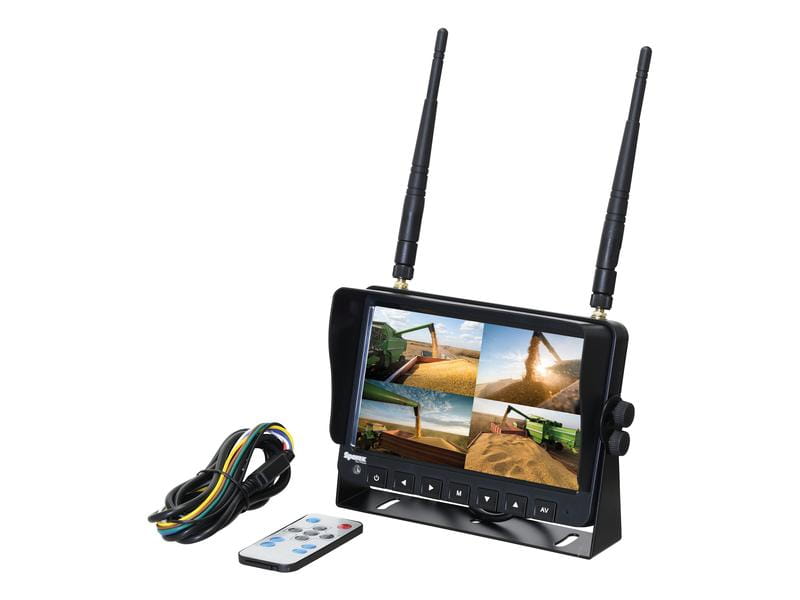 Digital, wireless radio monitor, 7'', color