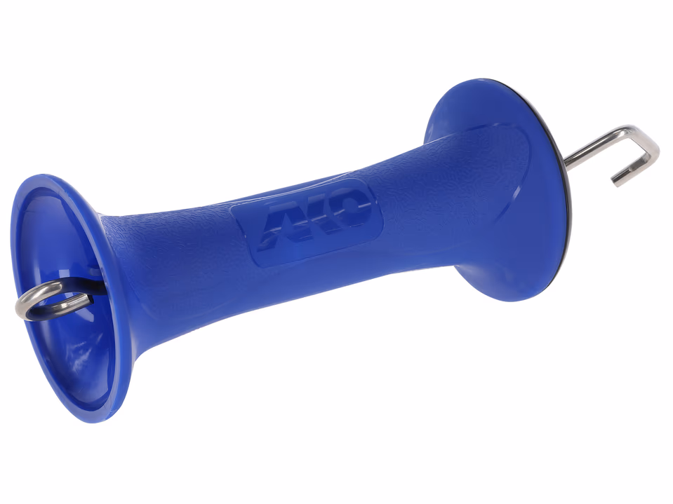 5x Premium Torgriff, blau Niro Haken, Kappe verschraubt