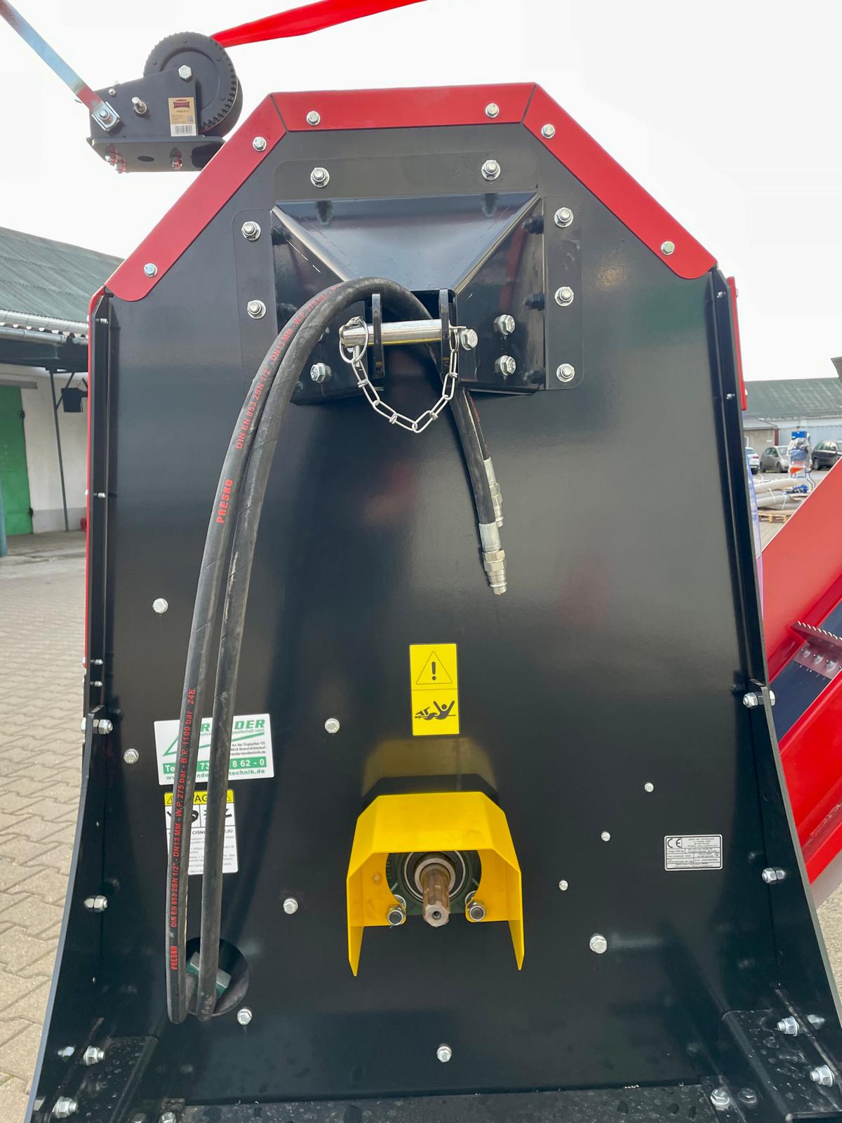 Remet CNC Holzhacker Woodpecker RP300 – Schneidespalter mit PTO-Antrieb & Förderband 3M