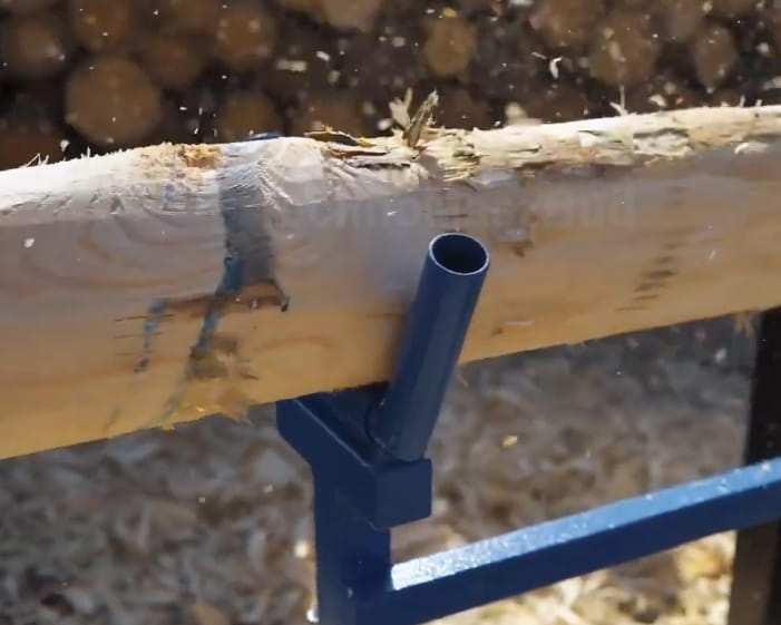 Wood debarking machine 11 kW | Debarking 50–200 mm | Professional round timber processing