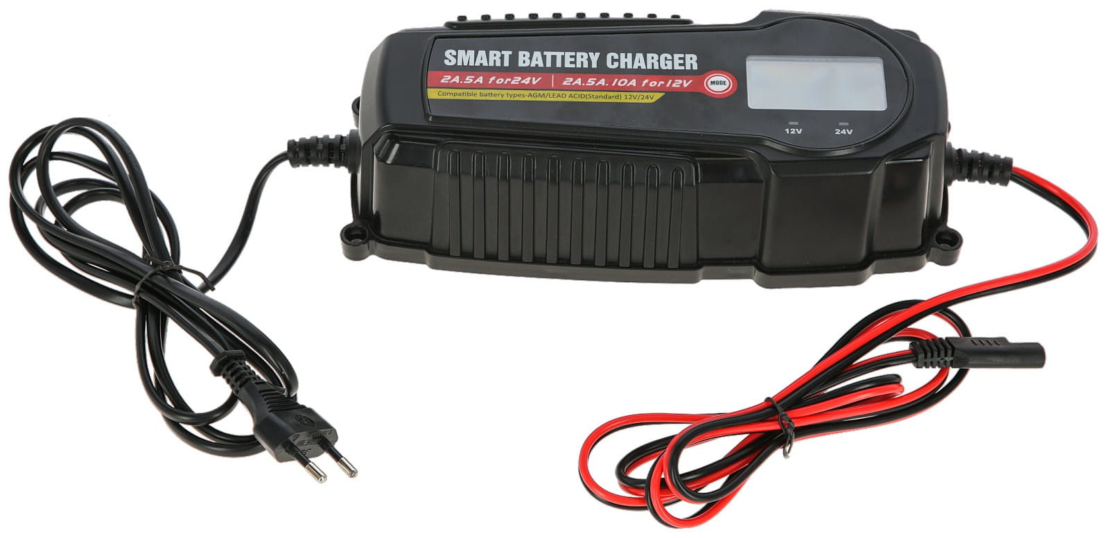 Automatik Batterieladegerät für 12V & 24V Nass- und AGM-Akkus