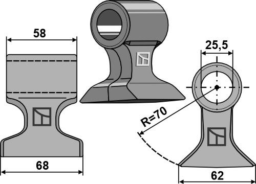 BL4064 Hammerschlegel für Mc Connel