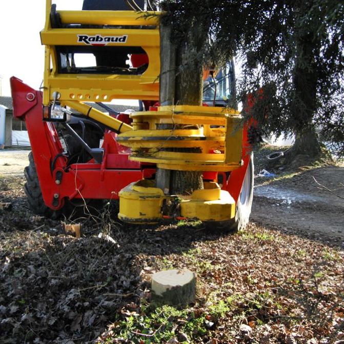 Rabaud Telescopic Loader Felling Grapple / Tree Cutter - XYLOCUT
